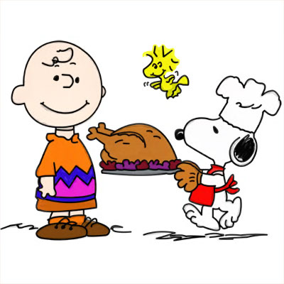 Charlie Brown Snoopy Woodstock Thanksgiving Day