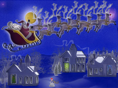 Santa Raindeer
