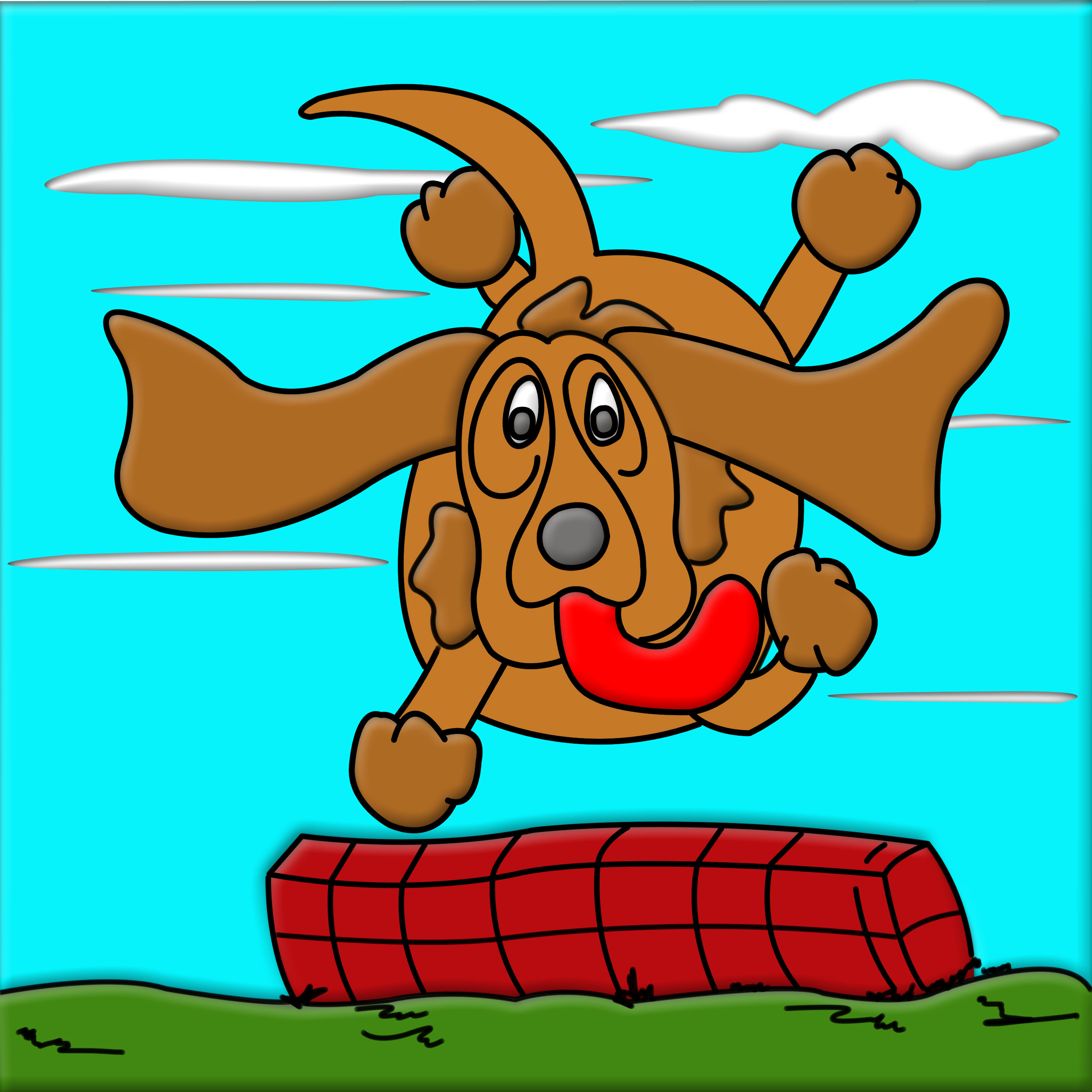 Jude Leaping & Running