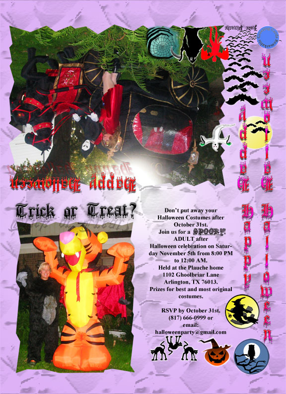 Halloween Invite Card