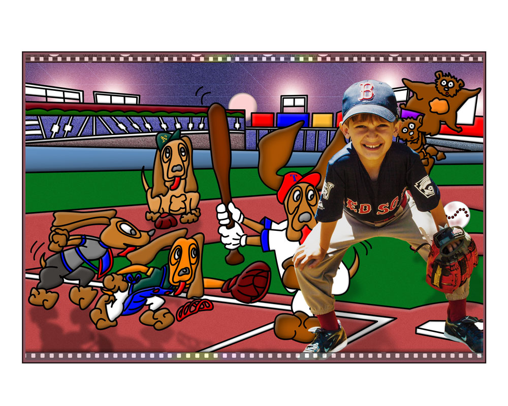 Baseball with my Friends - Me