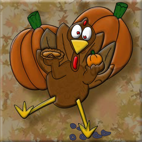 Thanksgiving Day Wild Turkey